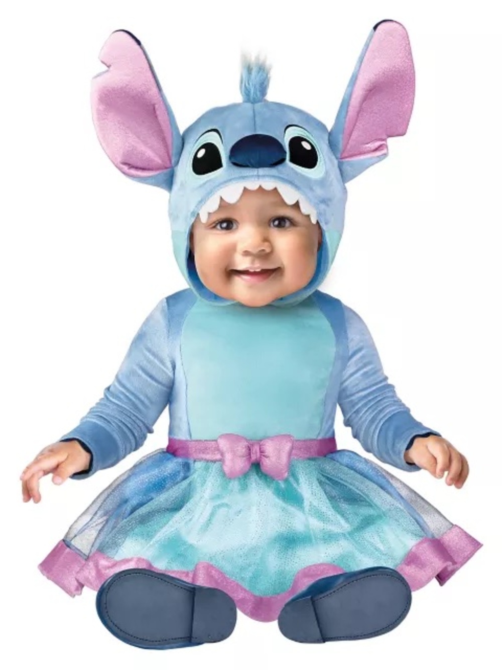 Disney Blue and Pink Stitch Tutu Costume for Kids